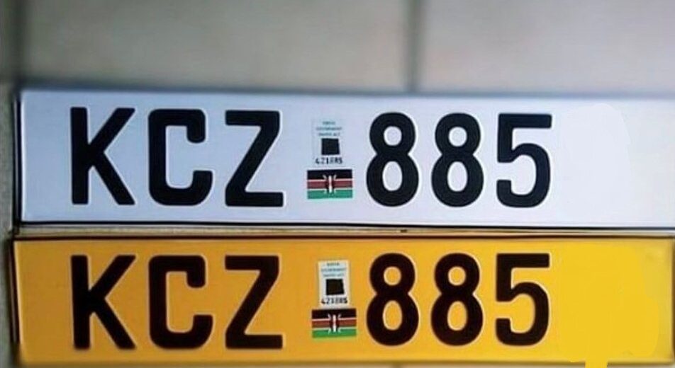 Number Plates in Kenya
